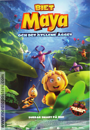 Maya the Bee 3: The Golden Orb 2021 movie poster Coco Jack Gilles Noel Cleary Animation From TV