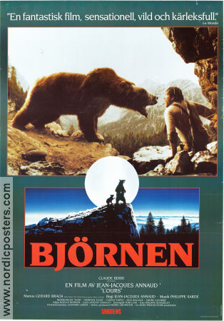 Björnen 1988 poster Tchéky Karyo Jean-Jacques Annaud