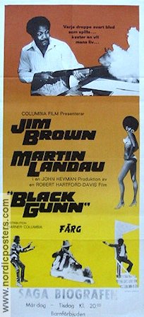 Black Gunn 1973 poster Joe Brown Martin Landau