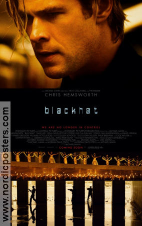 Blackhat 2015 poster Chris Hemsworth Leehom Wang Michael Mann
