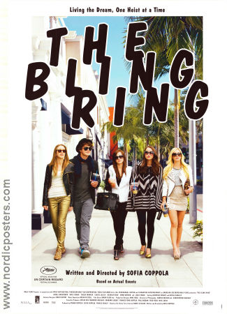 The Bling Ring 2013 movie poster Katie Chang Israel Broussard Emma Watson Sofia Coppola