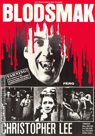 Taste the Blood of Dracula 1970 movie poster Christopher Lee Geoffrey Keen Gwen Watford Peter Sasdy Production: Hammer Films Find more: Dracula