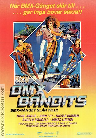 BMX Bandits 1985 movie poster Nicole Kidman Country: Australia Bikes