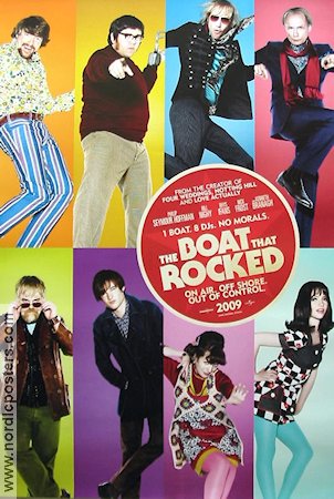 The Boat that Rocked 2009 movie poster Philip Seymour Hoffman
