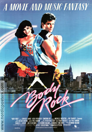 Body Rock 1984 movie poster Lorenzo Lamas Vicki Frederick Cameron Dye Marcelo Epstein Dance Musicals