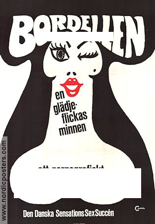 Bordellen 1972 poster Lonny Feddersen Ole Ege Danmark