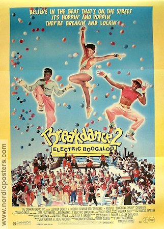Breakdance 2 Electric Boogaloo 1984 movie poster Lucinda Dickey Dance