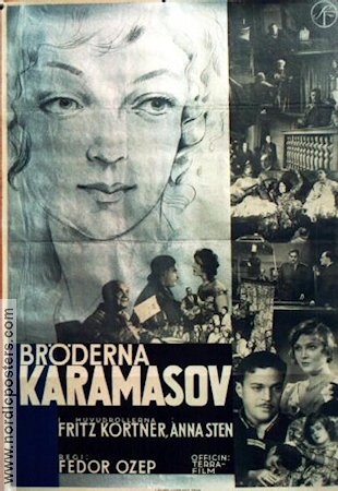 Bröderna Karamasov 1931 movie poster Anna Sten