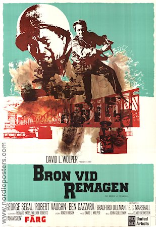 The Bridge at Remagen 1969 movie poster George Segal War Bridges