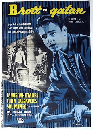 Crime in the Streets 1956 movie poster John Cassavetes