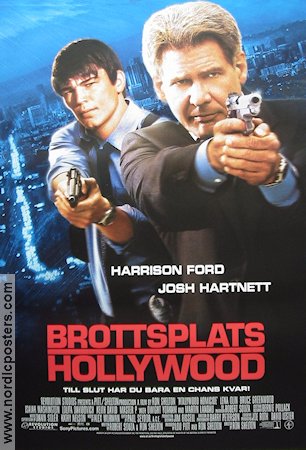 Hollywood Homicide 2003 movie poster Harrison Ford Josh Hartnett Isaiah Washington Ron Shelton
