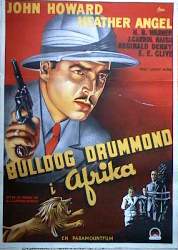 Bulldog Drummond in Africa 1938 movie poster John Howard