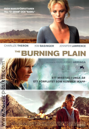 The Burning Plain 2008 poster Charlize Theron John Corbett Guillermo Arriaga