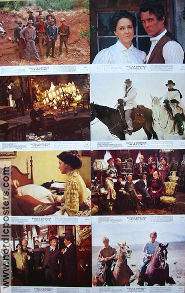 Butch and Sundance the Early Years 1979 lobby card set Tom Berenger Richard Lester