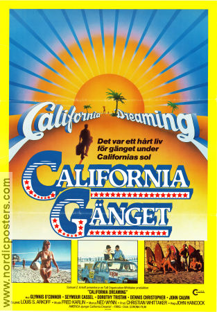 California Dreaming 1979 poster Glynnis O´Connor Seymour Cassel Dorothy Tristan John D Hancock