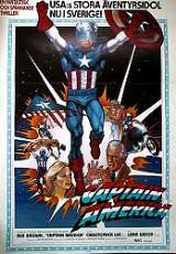Captain America 1980 movie poster Rob Brown Christopher Lee Find more: Marvel From comics