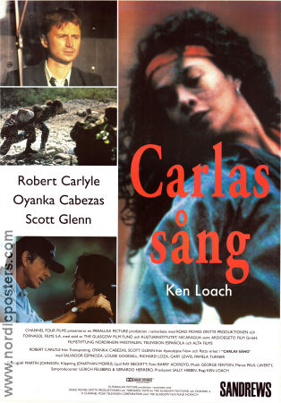 Carlas sång 1996 poster Robert Carlyle Oyanka Cabezas Scott Glenn Ken Loach