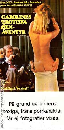 Carolines exotiska sexäventyr 1978 poster Georges Fleury
