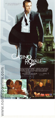 Casino Royale 2006 movie poster Daniel Craig Eva Green Mads Mikkelsen Martin Campbell Gambling Agents