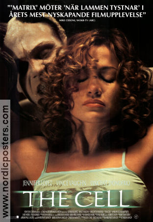 The Cell 2000 poster Jennifer Lopez Vince Vaughn Vincent D´Onofrio Tarsem Singh