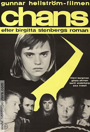 Chans 1962 movie poster Gunnar Hellström Lillevi Bergman