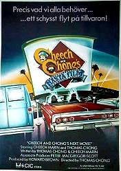 Cheech and Chongs´s Next Movie 1980 poster Cheech and Chong Richard Marin Bilar och racing