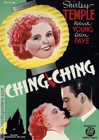 Ching-Ching 1936 poster Shirley Temple Alice Faye Robert Young William A Seiter Musikaler