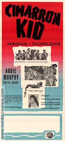 The Cimarron Kid 1952 poster Audie Murphy Beverly Tyler Yvette Dugay Budd Boetticher