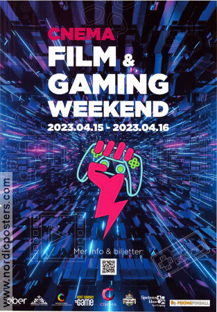 Cinema Film and Gaming Weekend 2023 poster Find more: Norrköping