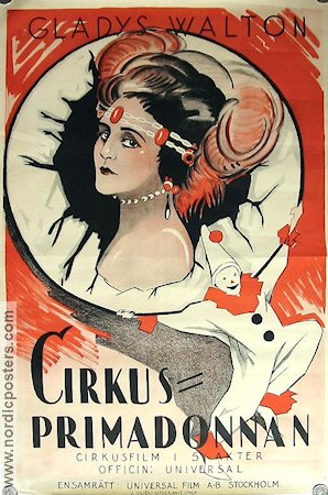 Sawdust 1924 movie poster Gladys Walton Circus