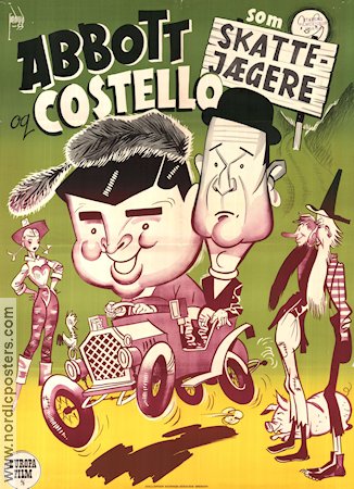 Comin´ Round the Mountain 1951 movie poster Abbott and Costello
