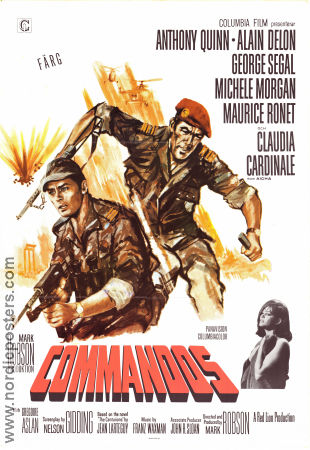 Lost Command 1966 movie poster Anthony Quinn Alain Delon George Segal Claudia Cardinale Mark Robson