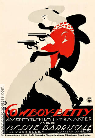 Cowboy-Betty 1918 poster Bessie Barriscale Howard C Hickman