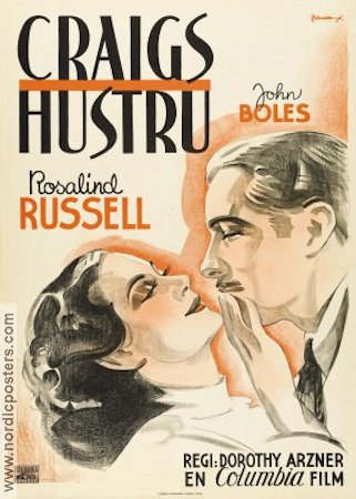 Craigs hustru 1936 poster Rosalind Russell John Boles