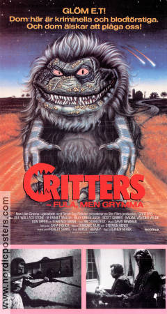 Critters 1986 movie poster Dee Wallace Stone Stephen Herek