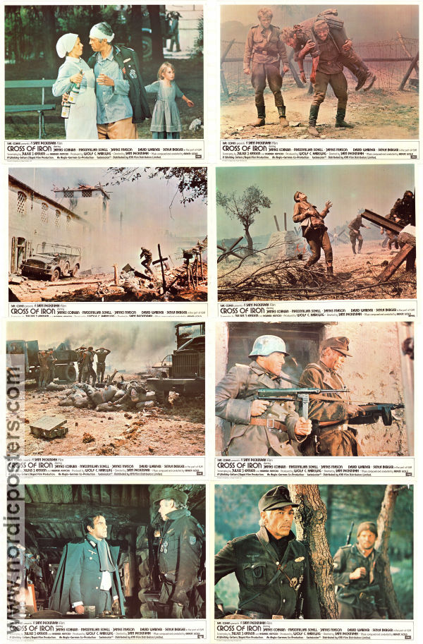 Cross of Iron 1977 lobby card set James Coburn Senta Berger Sam Peckinpah War Find more: Nazi