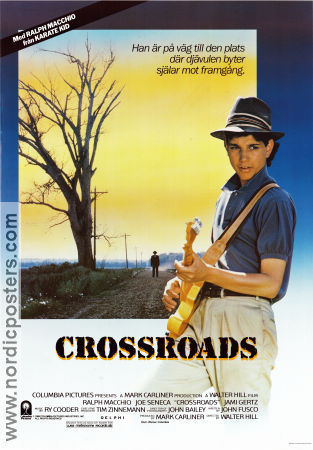 Crossroads 1986 poster Ralph Macchio Joe Seneca Jami Gertz Walter Hill Instrument