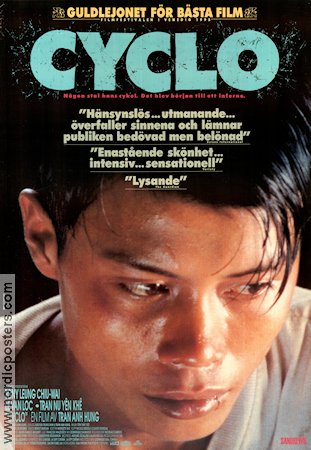 Cyclo 1995 poster Le Van Loc Tony Chiu-Wai Leung Nu Yen-Khe Tran Anh Hung Tran Filmen från: Vietnam Asien