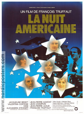 La Nuit Americaine 1973 movie poster Jacqueline Bisset Francois Truffaut