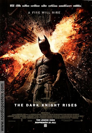 The Dark Knight Rises 2012 poster Christian Bale Tom Hardy Anne Hathaway Christopher Nolan Hitta mer: Batman Hitta mer: DC Comics