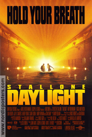 Daylight 1996 poster Sylvester Stallone Amy Brenneman Viggo Mortensen Rob Cohen