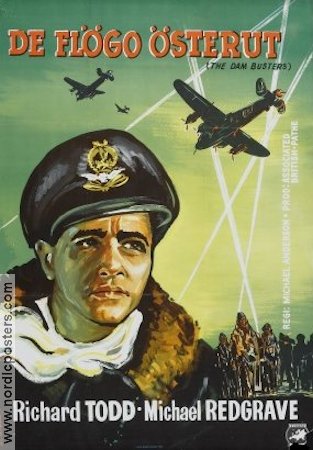 The Dam Busters 1955 movie poster Richard Todd War