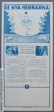 De nya herrarna 1930 movie poster Gaby Morlay