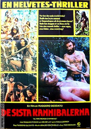 De sista kannibalerna 1978 poster Ruggero Deodato Kultfilmer