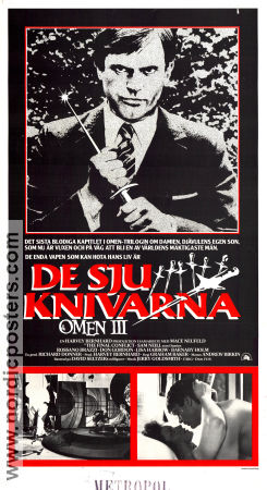 De sju knivarna 1981 poster Sam Neill Rossano Brazzi Don Gordon Graham Baker Hitta mer: Omen