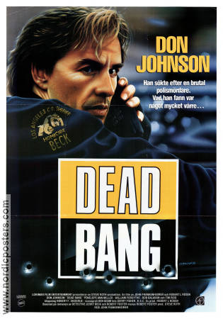 Dead Bang 1989 movie poster Don Johnson Penelope Ann Miller Telephones