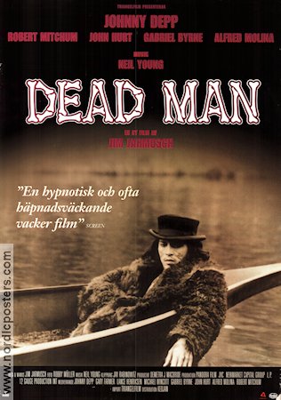 Dead Man 1995 poster Johnny Depp Neil Young Jim Jarmusch Skepp och båtar
