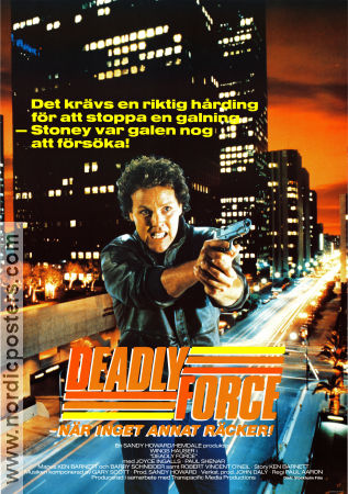 Deadly Force 1983 poster Wings Hauser Joyce Ingalls Paul Shenar Paul Aaron