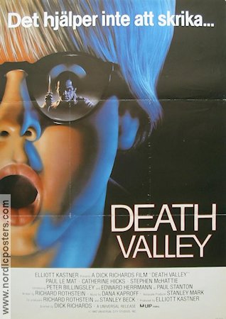 Death Valley 1982 poster Paul Le Mat Catherine Hicks Stephen McHattie Dick Richards Glasögon