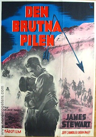 Broken Arrow 1950 movie poster James Stewart